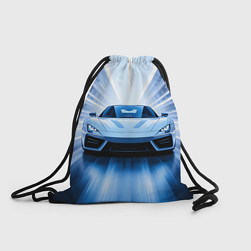 Мешок для обуви Спорткар на скорости / 3D-принт – фото 1