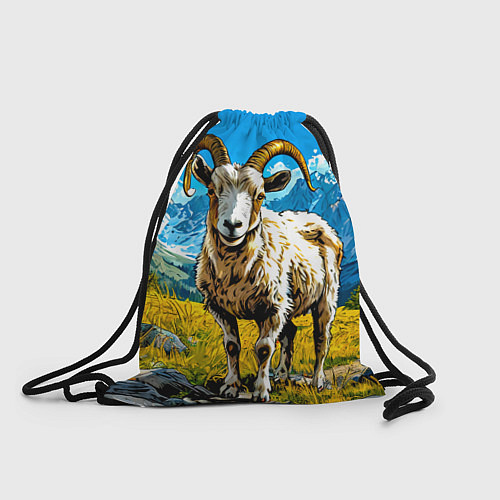 Мешок для обуви Горный козел / 3D-принт – фото 1