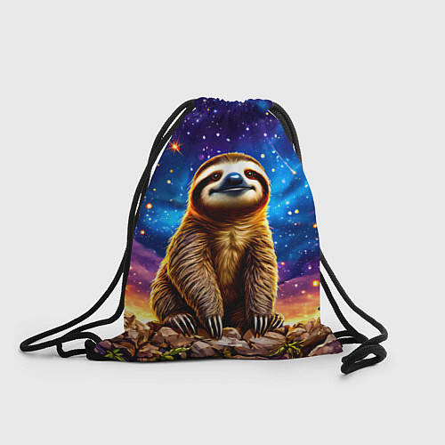 Мешок для обуви Ленивец и звездное небо / 3D-принт – фото 1