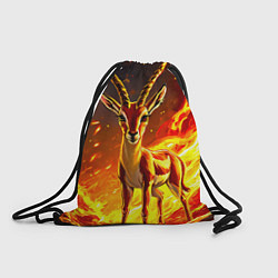 Мешок для обуви Газель в огне