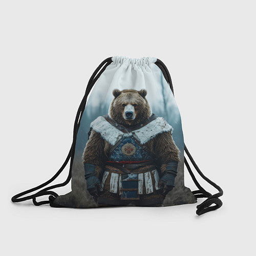 Мешок для обуви Воин русский медведь / 3D-принт – фото 1