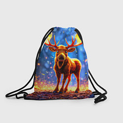 Мешок для обуви Лосенок в лесу