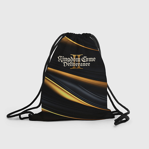 Мешок для обуви Kingdom Come Deliverance 2 black and gold / 3D-принт – фото 1