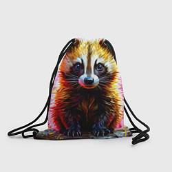 Мешок для обуви Росомаха в розовом лесу