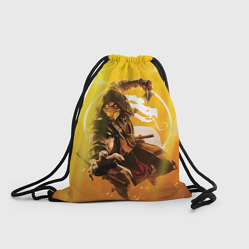 Мешок для обуви Скорпион - Mortal Kombat / 3D-принт – фото 1