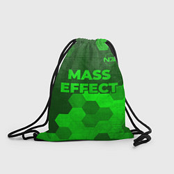 Мешок для обуви Mass Effect - green gradient посередине