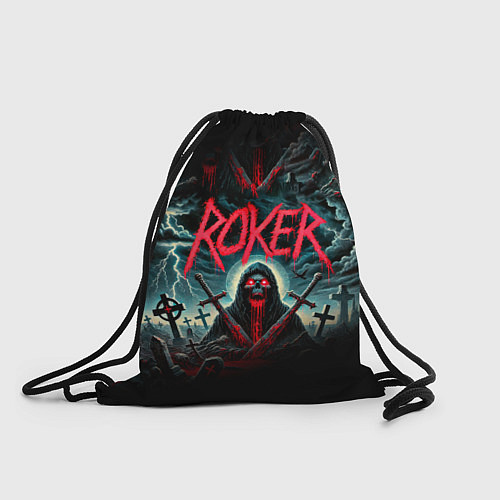 Мешок для обуви Roker - blood in the ground / 3D-принт – фото 1