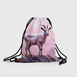 Мешок для обуви Козлик в розовом свете