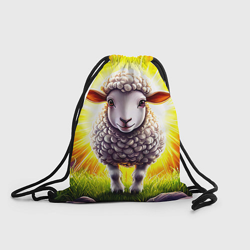 Мешок для обуви Овечка в ярких лучах / 3D-принт – фото 1