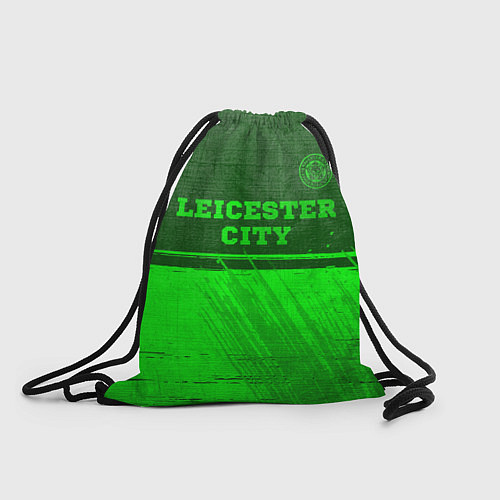 Мешок для обуви Leicester City - green gradient посередине / 3D-принт – фото 1