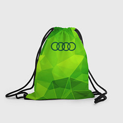 Рюкзак-мешок Audi green poly, цвет: 3D-принт