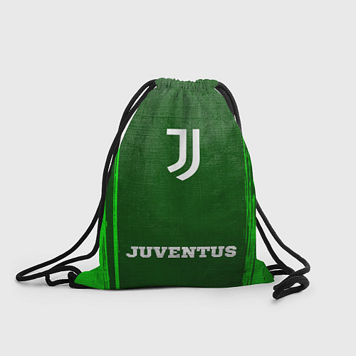 Мешок для обуви Juventus - green gradient по-центру / 3D-принт – фото 1