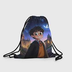 Рюкзак-мешок Счастливый Гарри Поттер, цвет: 3D-принт