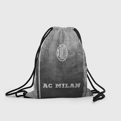 Мешок для обуви AC Milan - grey gradient по-центру / 3D-принт – фото 1