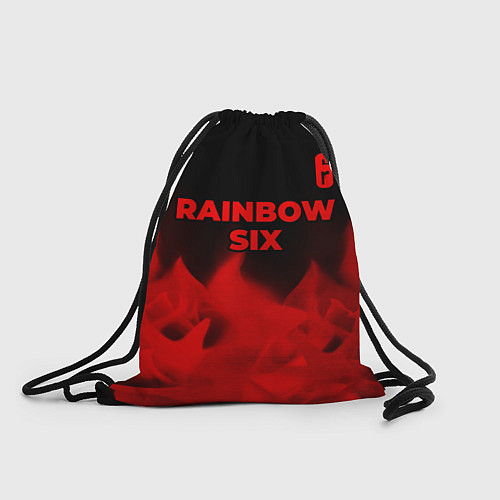 Мешок для обуви Rainbow Six - red gradient посередине / 3D-принт – фото 1