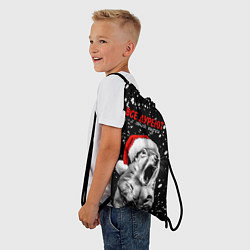 Рюкзак-мешок Все дуреют с этой пурги, цвет: 3D-принт — фото 2