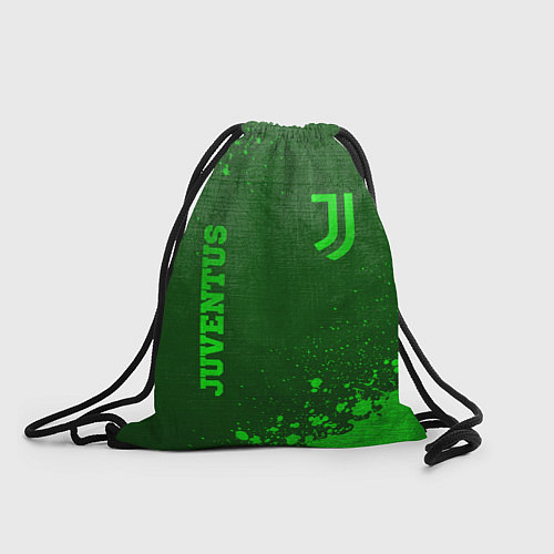Мешок для обуви Juventus - green gradient вертикально / 3D-принт – фото 1