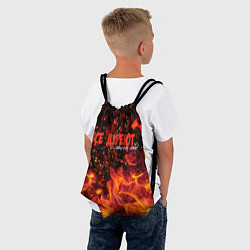 Рюкзак-мешок Все дуреют с этого ада, цвет: 3D-принт — фото 2