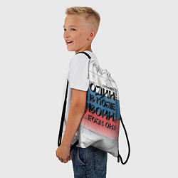 Рюкзак-мешок Воин веры, цвет: 3D-принт — фото 2
