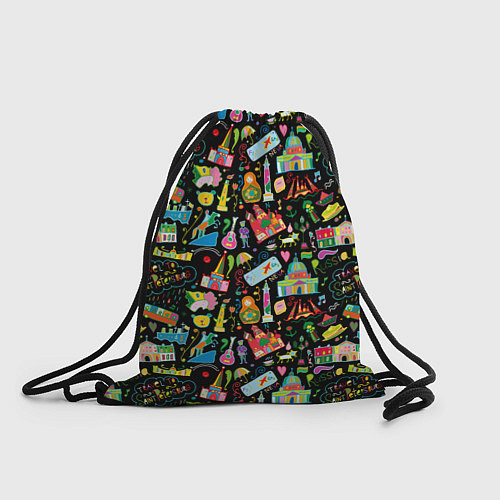 Мешок для обуви Путешествие в Санкт-Петербург / 3D-принт – фото 1