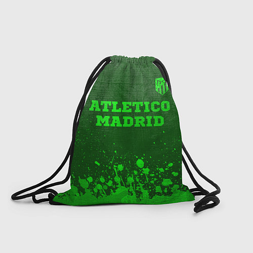 Мешок для обуви Atletico Madrid - green gradient посередине / 3D-принт – фото 1