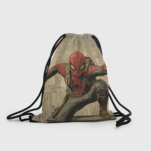 Мешок для обуви Человек-паук готов спасать мир / 3D-принт – фото 1