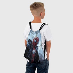 Рюкзак-мешок Человек-паук в куртке, цвет: 3D-принт — фото 2