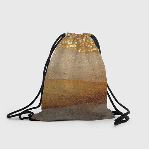 Мешок для обуви Бежевые блестяшки текстура / 3D-принт – фото 1