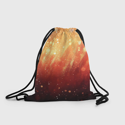 Мешок для обуви Желто-красная текстура блестящая / 3D-принт – фото 1