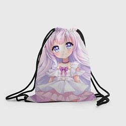 Рюкзак-мешок Аниме в светлых оттенках, цвет: 3D-принт