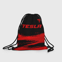 Мешок для обуви Tesla - red gradient посередине