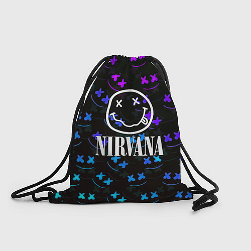 Мешок для обуви Nirvana x marshmello neon / 3D-принт – фото 1