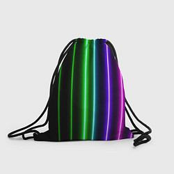 Рюкзак-мешок Neon lines, цвет: 3D-принт