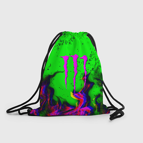 Мешок для обуви Monster Energy flame / 3D-принт – фото 1