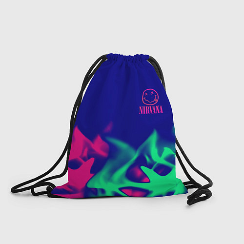 Мешок для обуви Nirvana fire neon / 3D-принт – фото 1