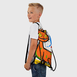 Рюкзак-мешок Смешные зверята, цвет: 3D-принт — фото 2
