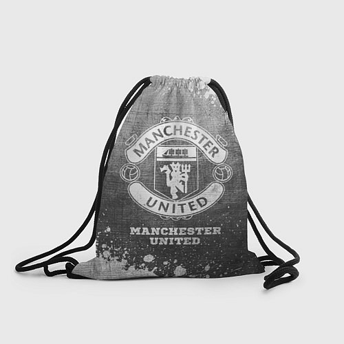 Мешок для обуви Manchester United - grey gradient / 3D-принт – фото 1
