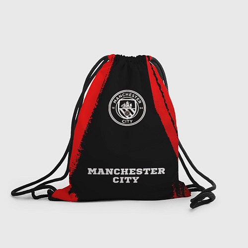 Мешок для обуви Manchester City - red gradient по-центру / 3D-принт – фото 1