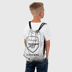 Рюкзак-мешок Arsenal - white gradient, цвет: 3D-принт — фото 2
