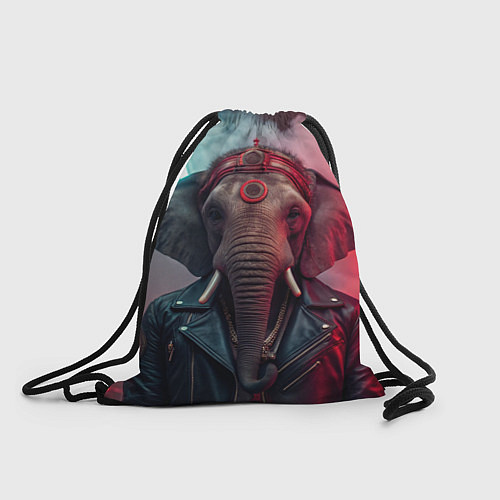 Мешок для обуви Cyberpunk elephant / 3D-принт – фото 1