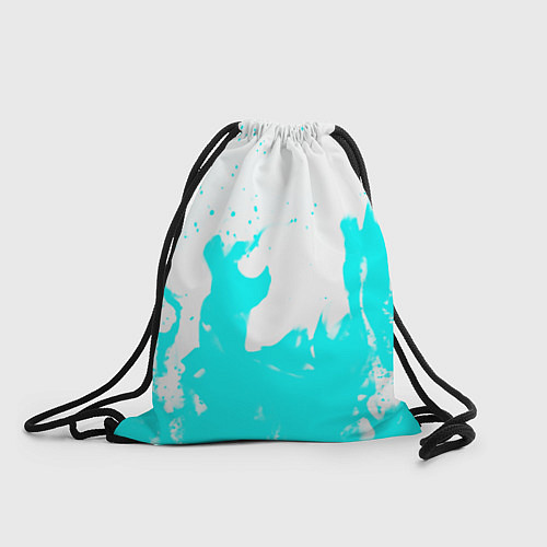 Мешок для обуви Голубой огонь текстура / 3D-принт – фото 1