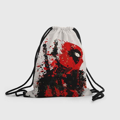 Мешок для обуви Дэдпул брызги / 3D-принт – фото 1