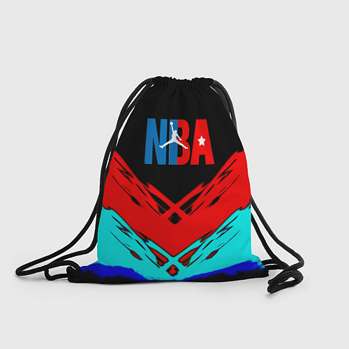 Мешок для обуви NBA краски геометрия / 3D-принт – фото 1