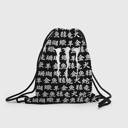 Мешок для обуви Monster energy japan pattern / 3D-принт – фото 1