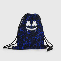 Рюкзак-мешок Marshmello blue energy, цвет: 3D-принт