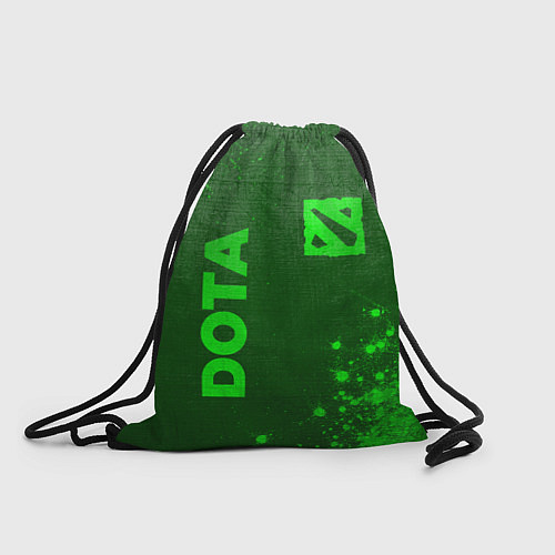 Мешок для обуви Dota - green gradient вертикально / 3D-принт – фото 1
