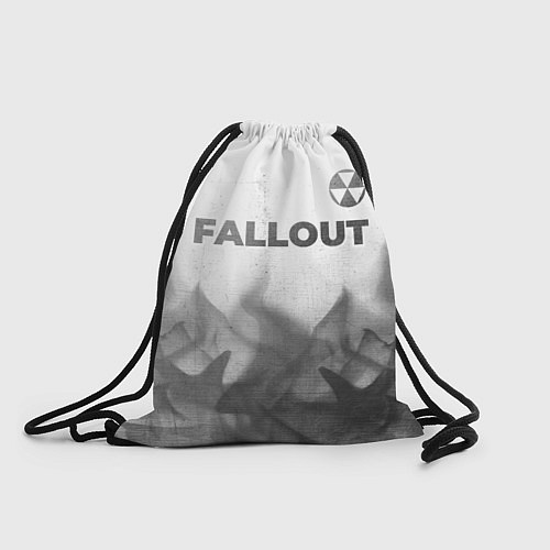 Мешок для обуви Fallout - white gradient посередине / 3D-принт – фото 1
