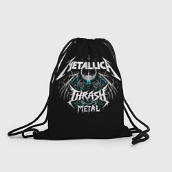 Рюкзак-мешок Metallica group - thrash metal style, цвет: 3D-принт