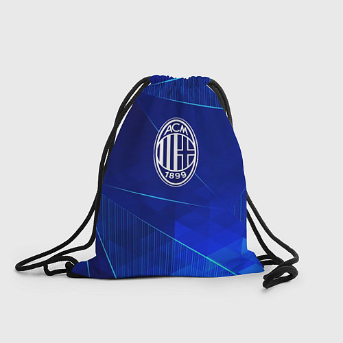 Мешок для обуви AC Milan blue poly / 3D-принт – фото 1