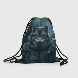Рюкзак-мешок Солдат волк, цвет: 3D-принт